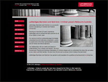 Tablet Screenshot of criminallawyermelbourne.com.au